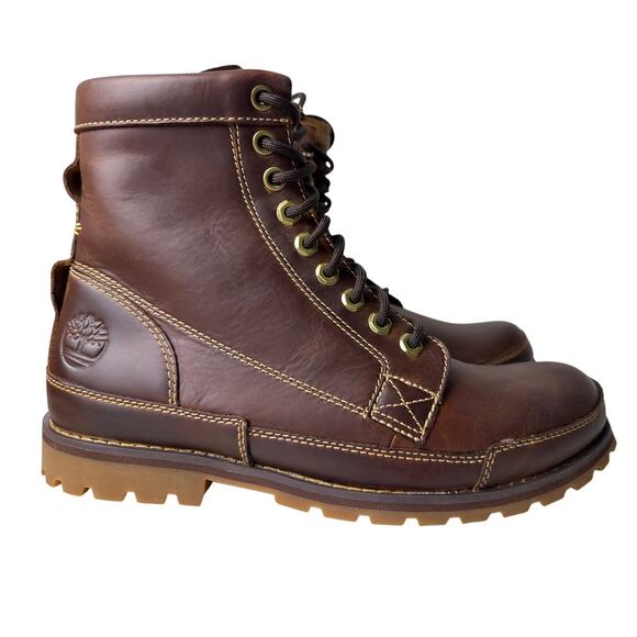Timberland Earthkeepers Boots 6" Shaft Men's Size 9 M Brown Premium Leather WP - Picture 1 of 9